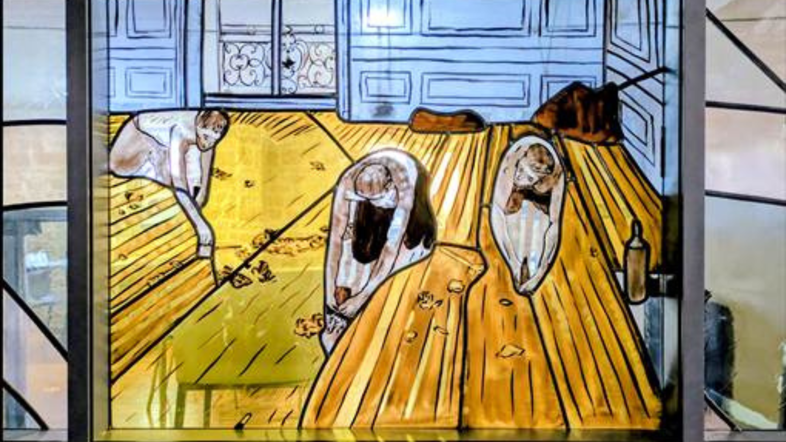 vitraux les batisseurs de parquet